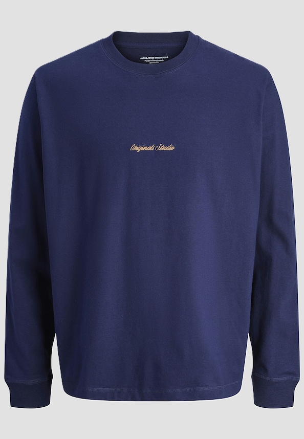 JORNORREBRO EMB TEE LS CREW NECK-6