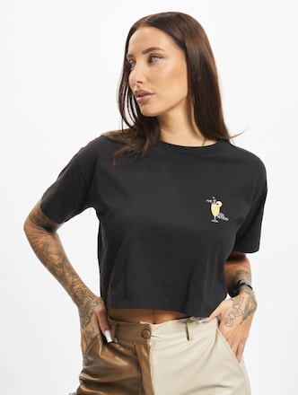 On Vacation Ladies Mimosa Cropped Top