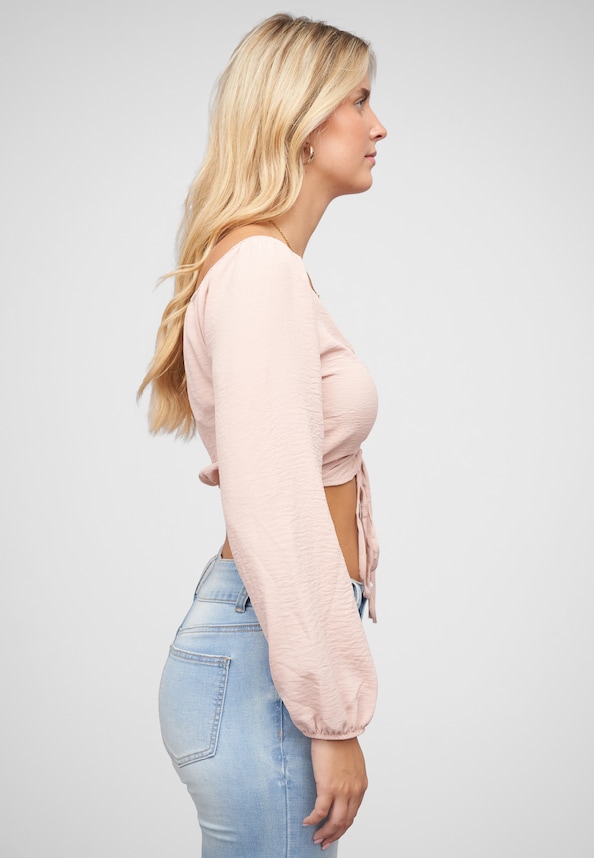 Ballonärmeln & Raffdetail -3