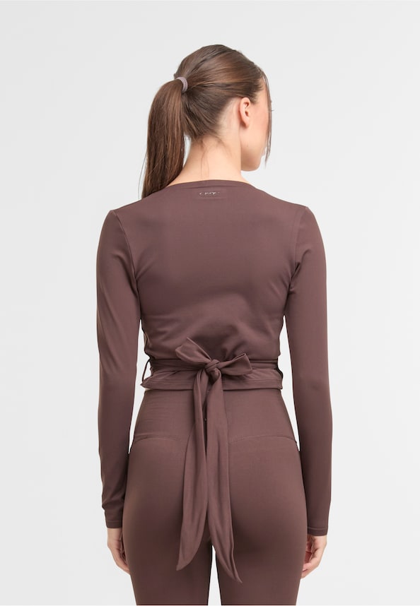 Shape Seamless Wrap Long Sleeve-1