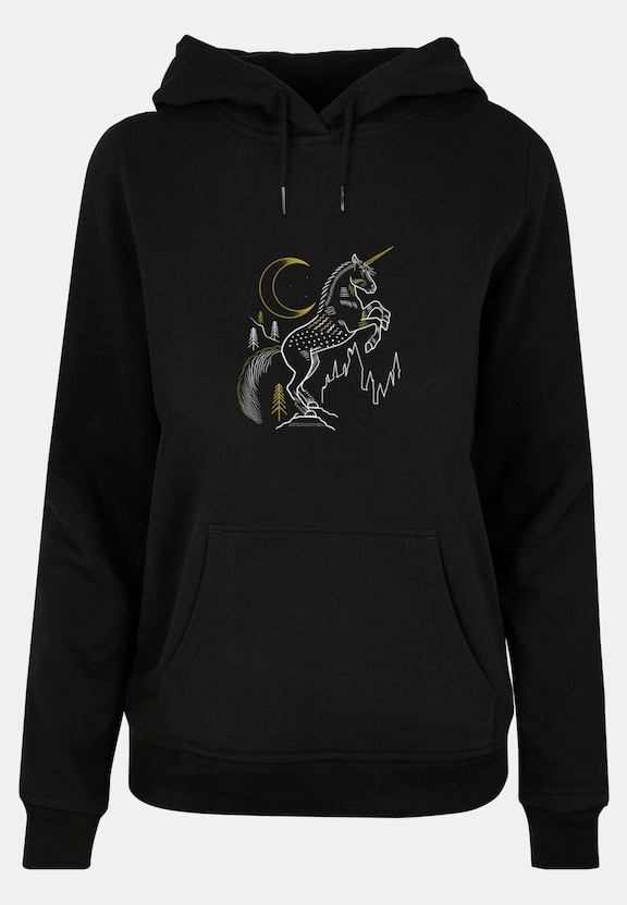 Ladies Harry Potter - Unicorn Basic Hoody-4