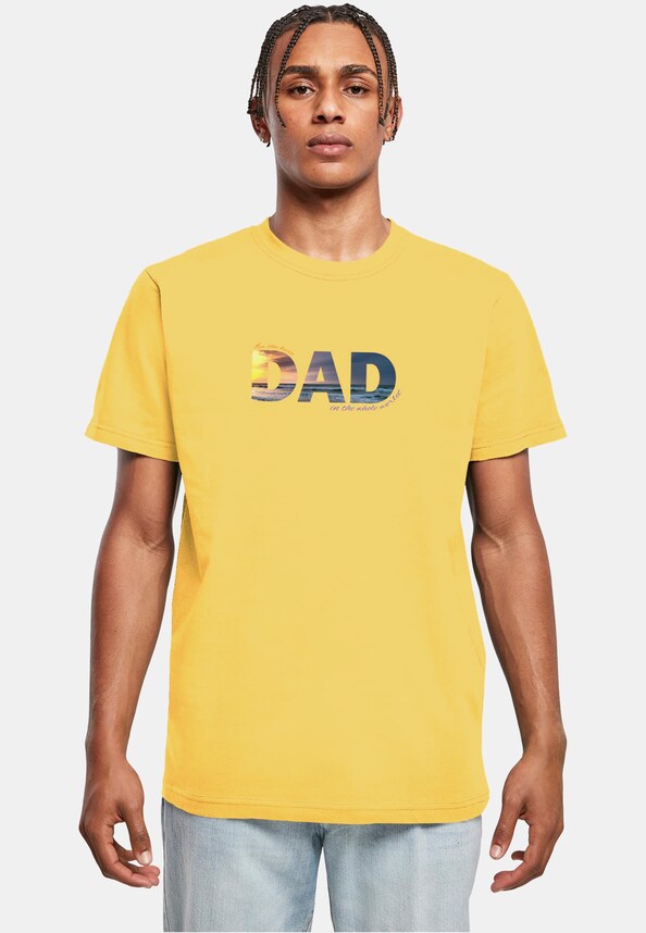 For The Best Dad T-Shirt Round Neck-0