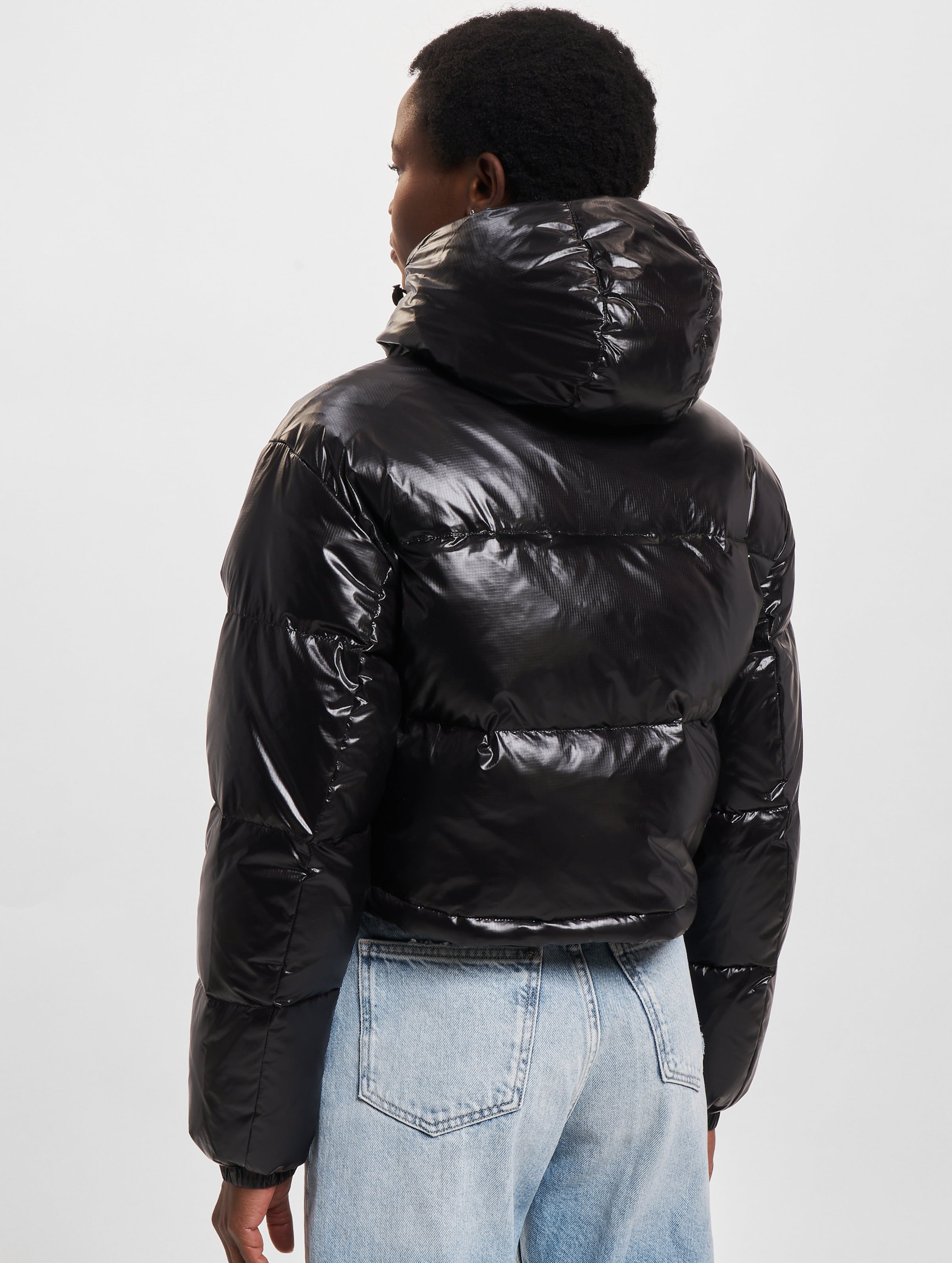 Tommy jeans clearance shiny puffer jacket