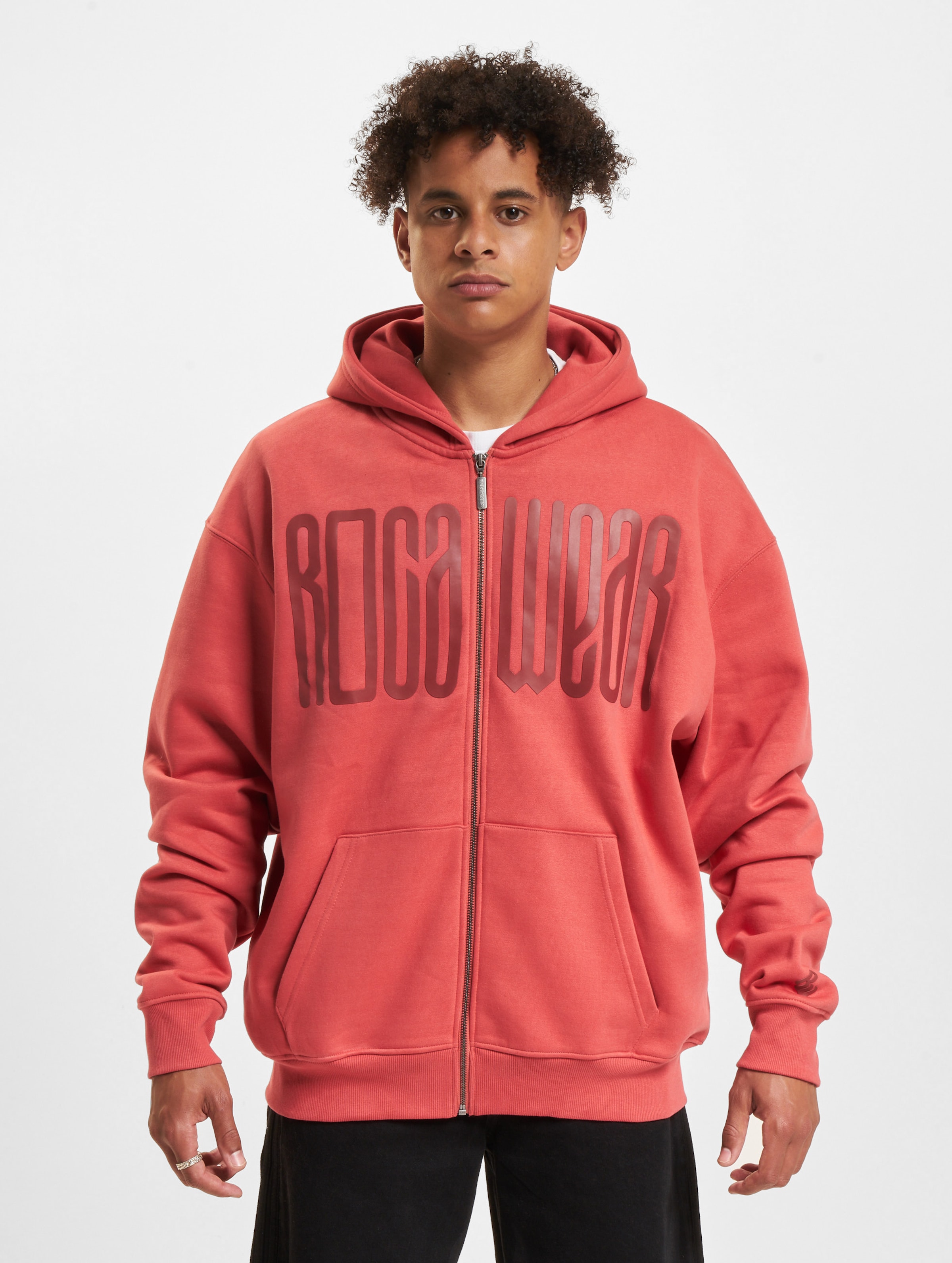 Rocawear Chili Zip Hoodies Männer,Unisex op kleur rood, Maat 3XL
