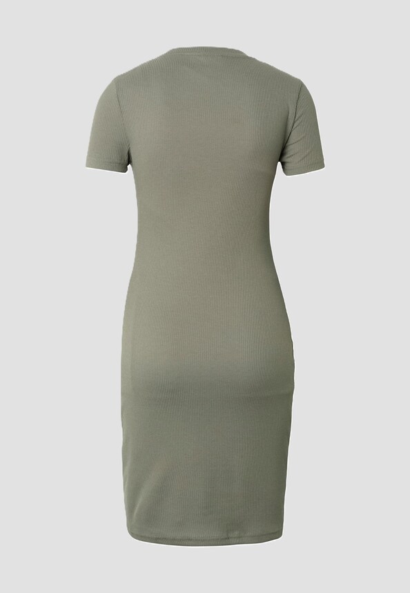 Ladies Basic Slim Fit T-Shirt Dress-3