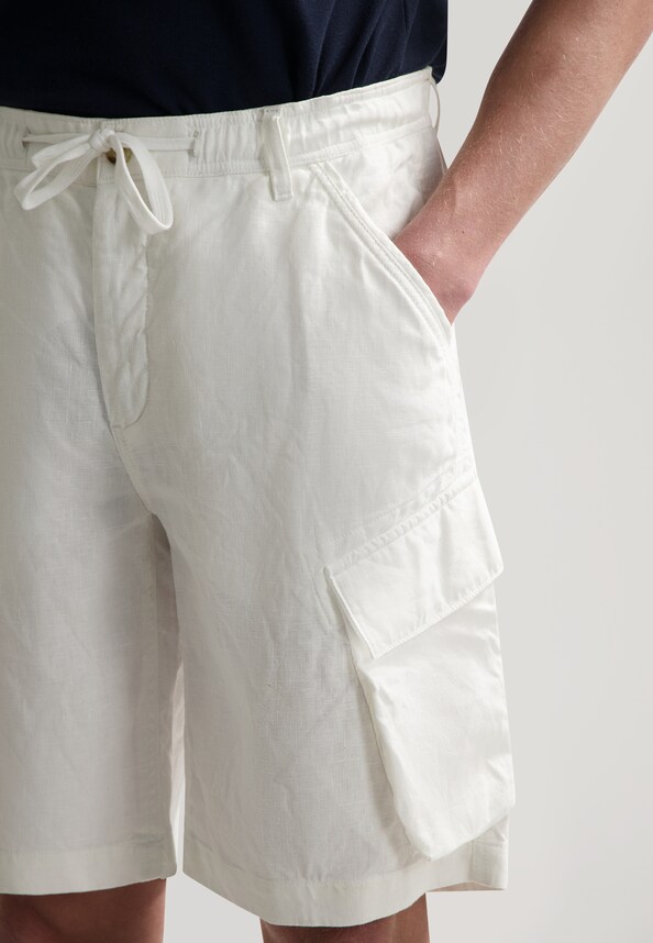 Logan Cargo Shorts Linen-3