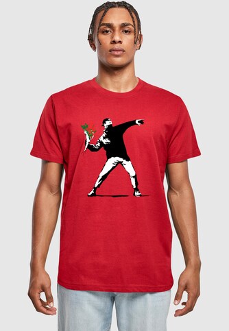 Banksy - Love Is In The Air T-Shirt