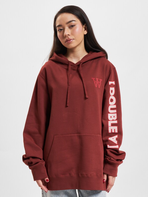 Wood Wood Ash Sleeve Print Hoodie-1