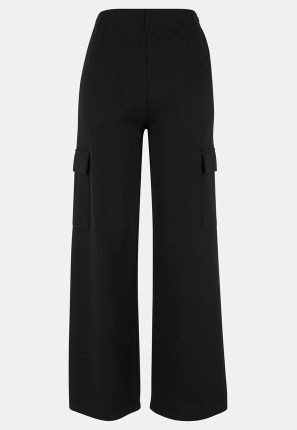 Ladies Baggy Light Terry Sweat Pants-2