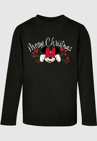 Kids Minnie Mouse - Christmas Holly Longsleeve