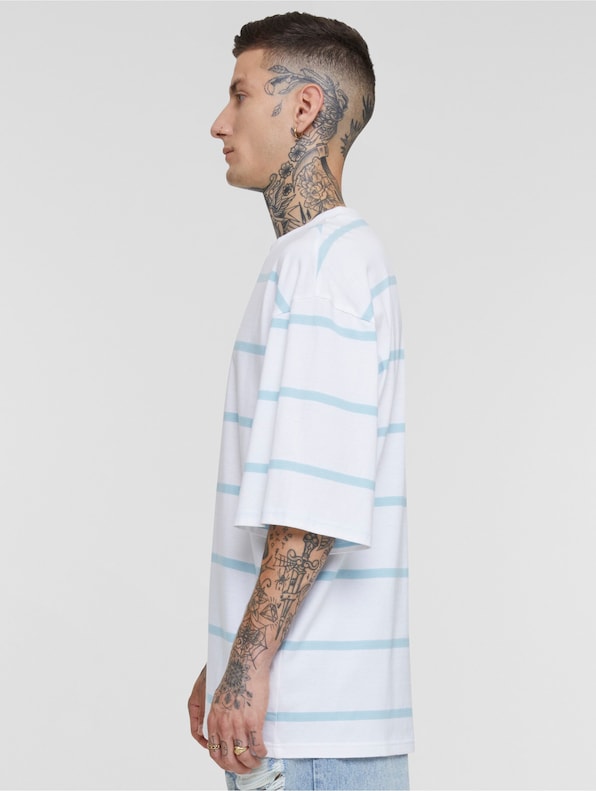 Urban Classics Oversized Sleeve Modern Stripe T-Shirts-2