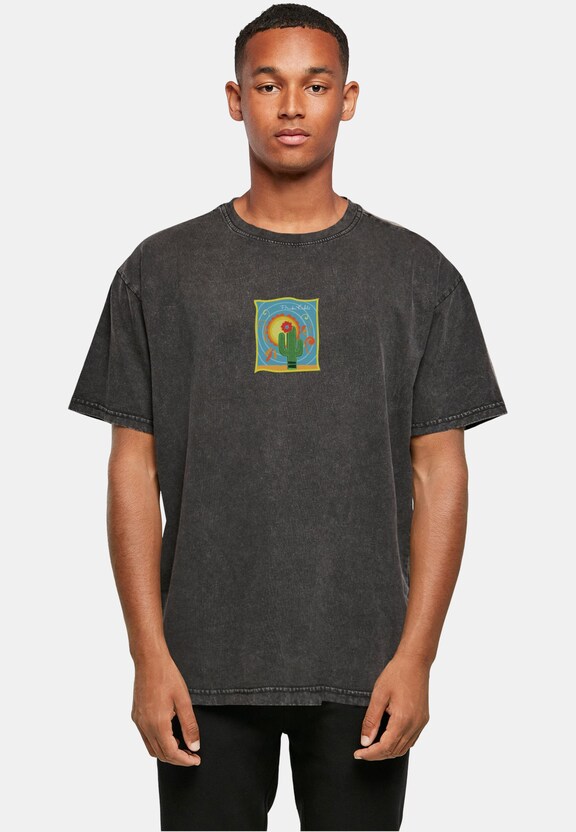 Frida Kahlo - Cactus Acid Washed Heavy Oversize-0