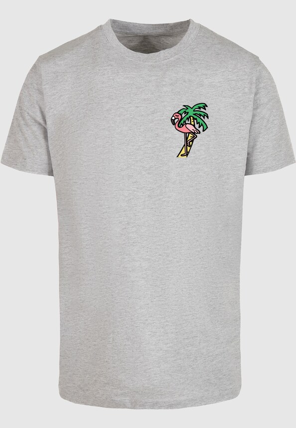 Flamingo T-Shirt Round Neck-2