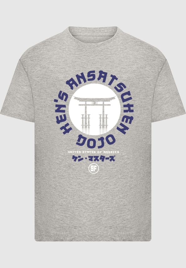 Kids Street Fighter - Ken's Dojo Basic T-Shirt-2