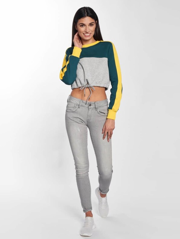 3-Tone Stripe Cropped-2