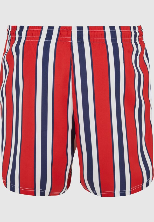 Retro Striped Swim Shorts-4