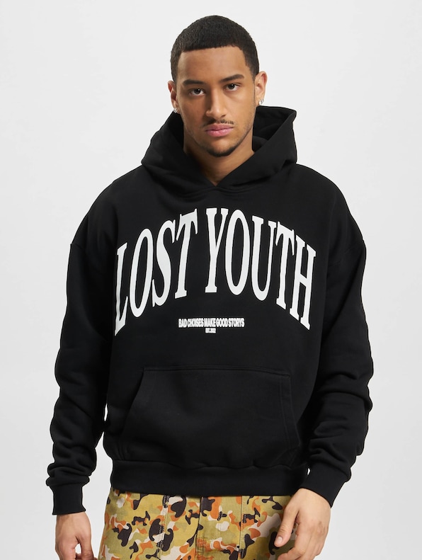 Lost Youth HOODIE CLASSIC V.1 black-2