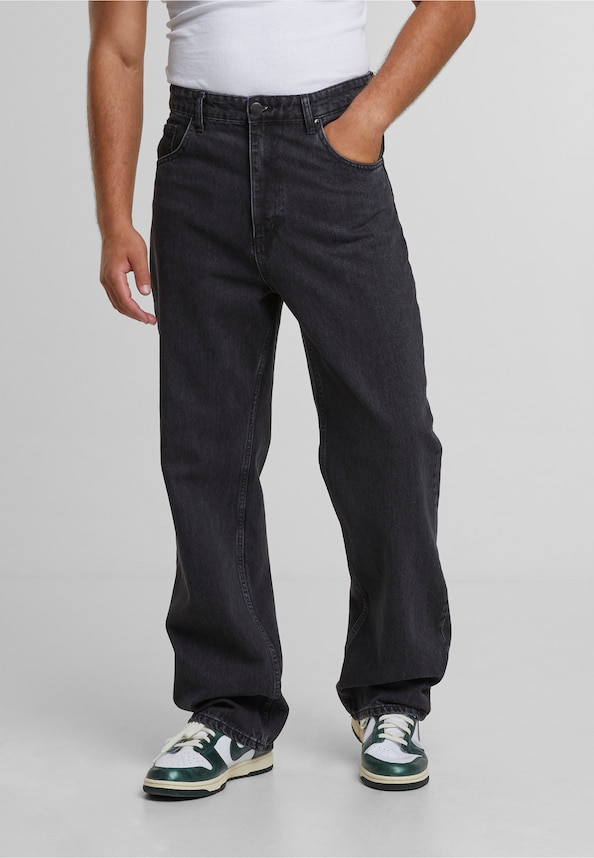 Adrik Basic Baggy Jeans-0