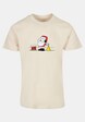 Peanuts Snoopy Santa Basic Round Neck T-Shirt-0