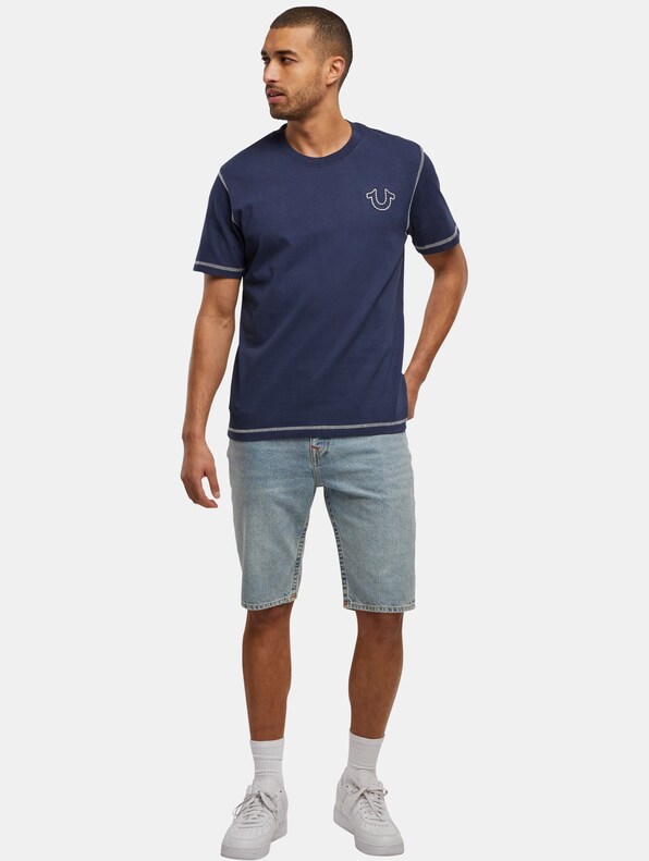 True Religion RICKY SN FLAP LIGHT SHORT FRAY HEM-5