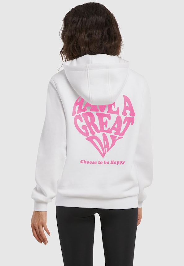 Have A Great Day Ladies Fluffy Hoody-1