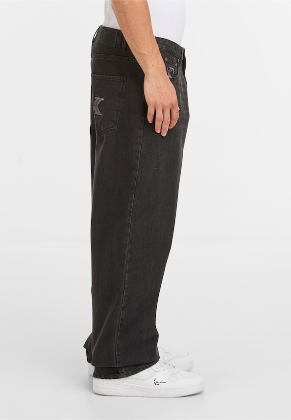 OG K Washed Straight Leg Jeans-3