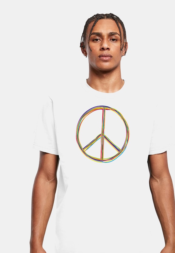 Peace_Multicolor with T-Shirt Round Neck-0