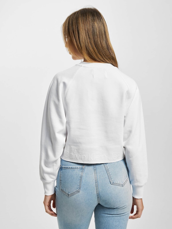 Calvin Klein Jeans Shiny Logo Blocking Sweater-1