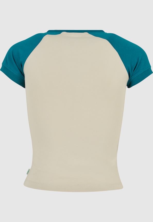 Ladies Organic Stretch Short Retro Baseball-5