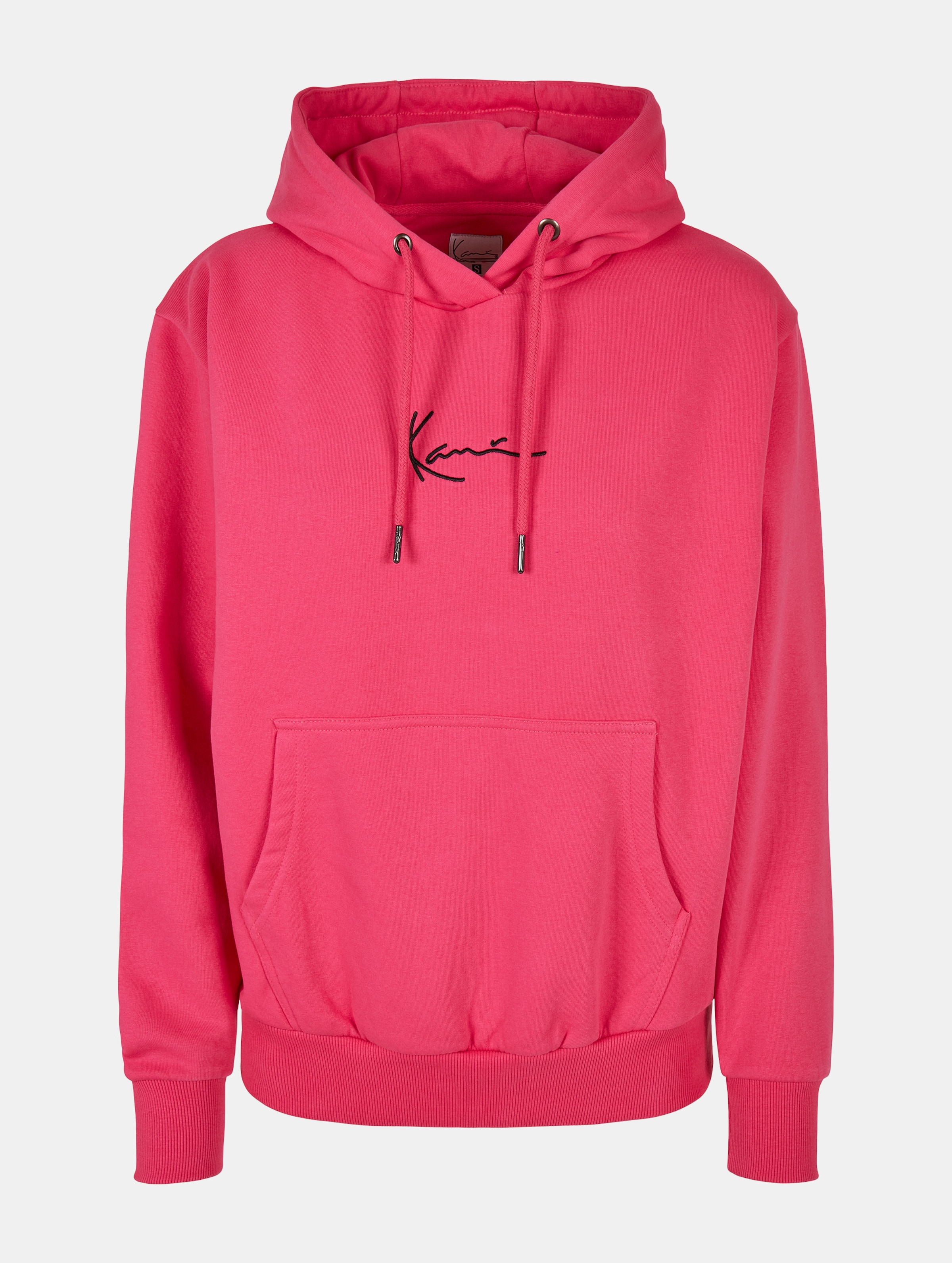 Karl Kani Small Signature Hoodie Frauen,Unisex op kleur roze, Maat XS