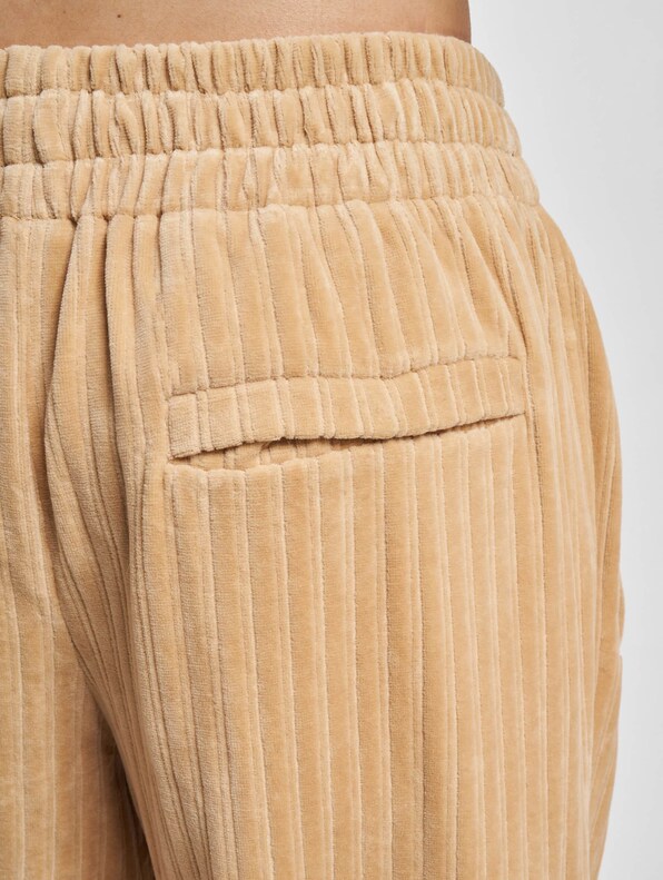 JM233-007-1 SJ Script Logo Striped Velours Trackpants-5