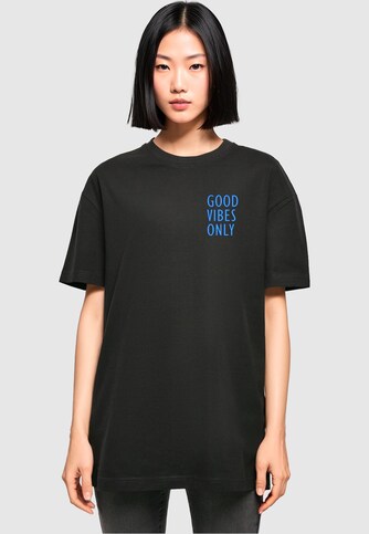 Ladies Good Vibes Only Oversized Boyfriend Tee