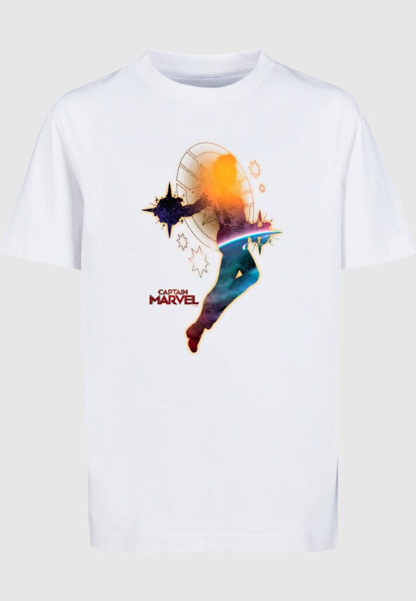 Kids Captain Marvel - Nebula Flight Basic T-Shirt-0