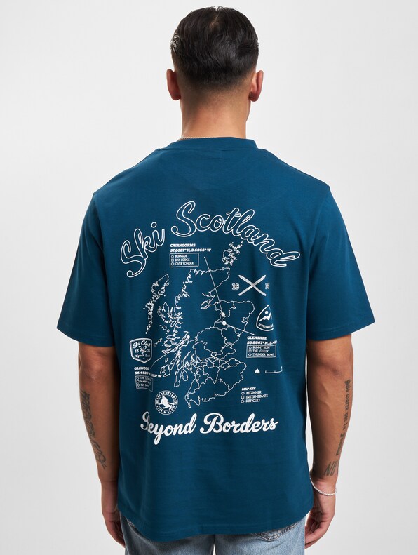 Lyle & Scott Skimap Graphic Print T-Shirts-1