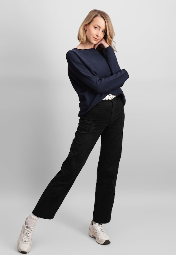 PULLOVER O-NECK FINE COTTON-2