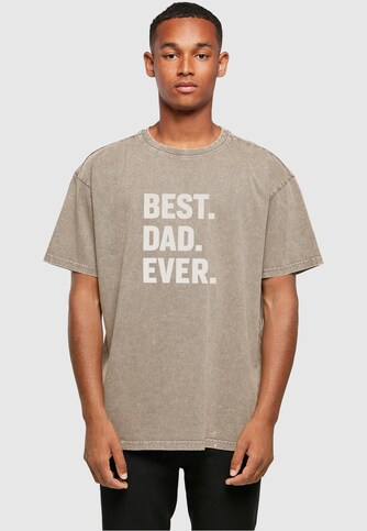 Fathers Day - Best Dad Ever Acid Washed Heavy Oversized