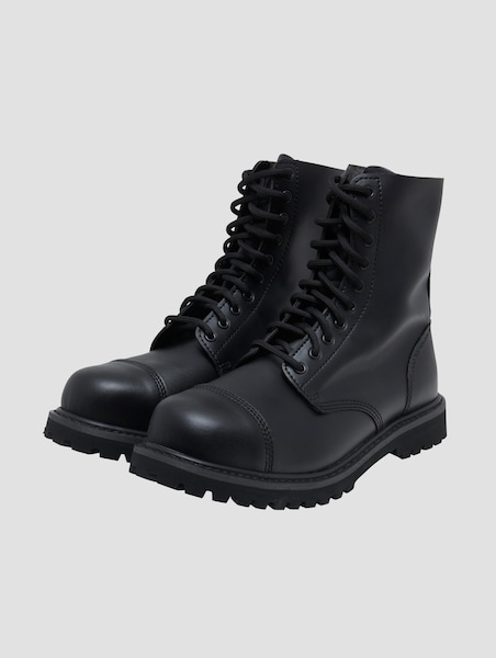 Stivali Militari Brandit Vegantom 10 Eyelet - Unisex Adulti, Nero