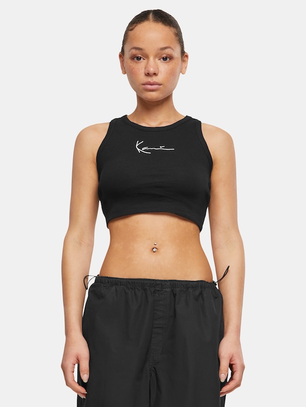 Karl Kani Small Signature 2 Pack Essential Racer Rib Tops-5