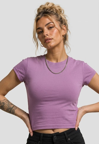 Ladies Stretch Jersey Cropped