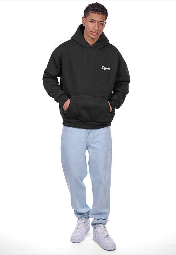 HEAVY OVERSIZE SCRIPT LOGO HOODIE-2