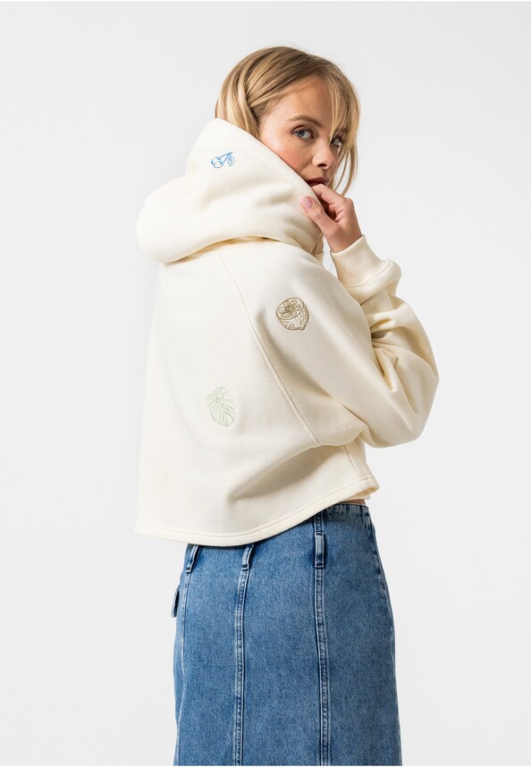 Cropped Hoodie Scribble-1