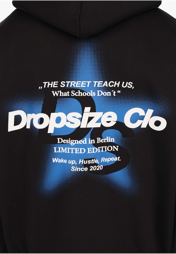 HEAVY OVERSIZE HALFTONE STAR HOODIE-5