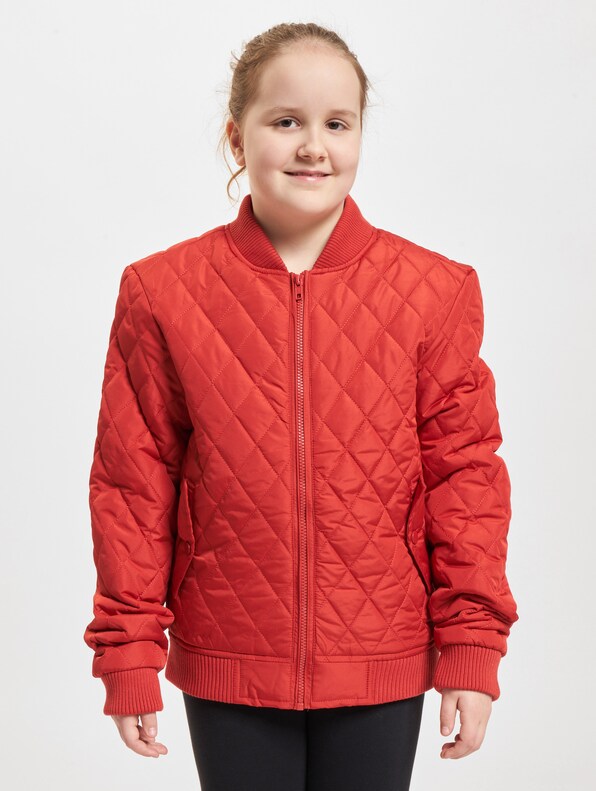 Girls Diamond Quilt Nylon -0