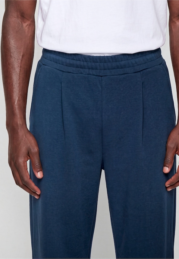 Signature Box Pleat Straight Leg Sweatpants-3