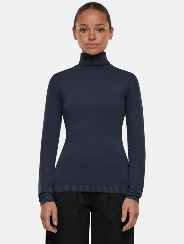 Urban Classics Ladies Knitted Turtleneck Longsleeves-2