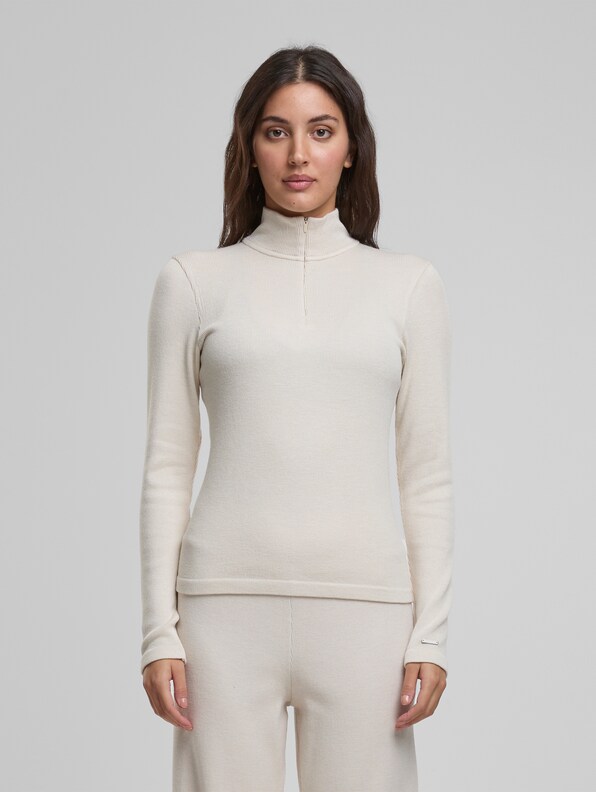 Ribbed Wool Half Zip-2