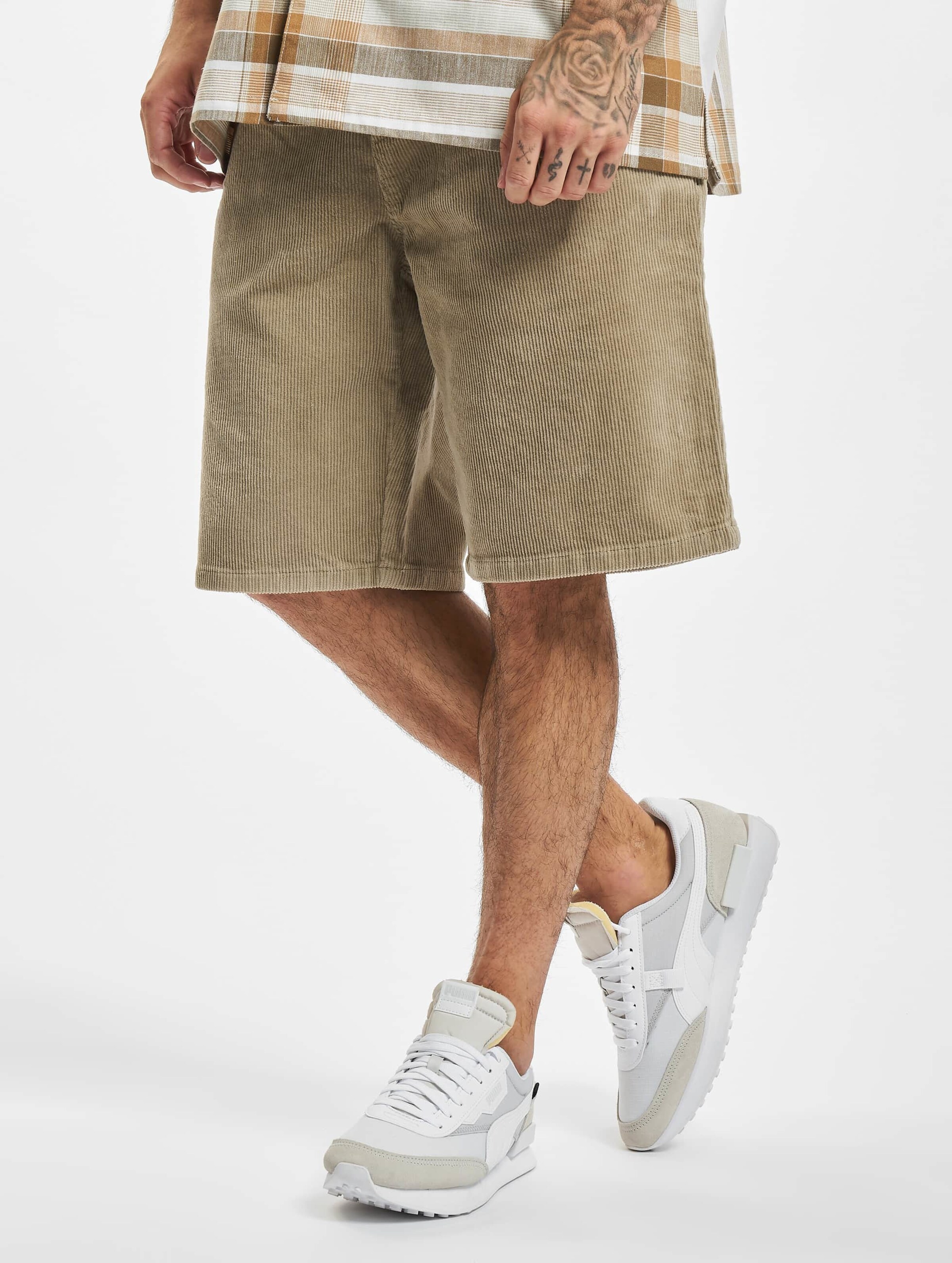 Only & Sons Linus Short Mannen op kleur beige, Maat L