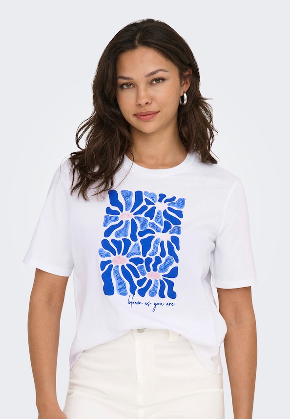 ONLRITA S/S FLOWER TOP BOX JRS-2