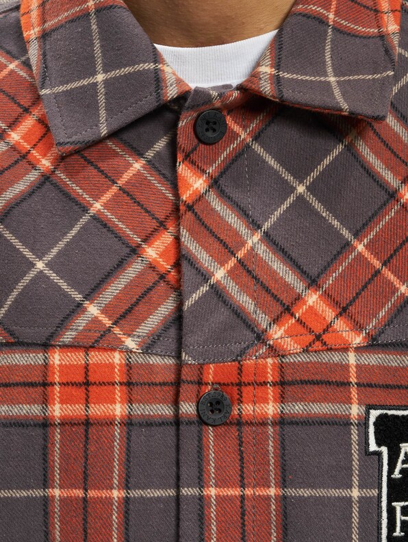 KM224-014-1 KK Chest Signature Heavy Flannel Overshirt-3