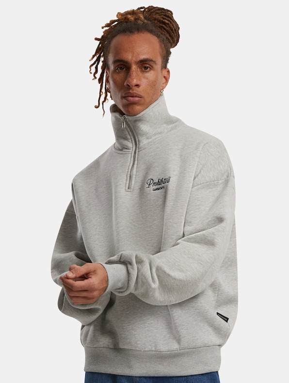 Prohibited PB Garment Half Zip Pullover-2